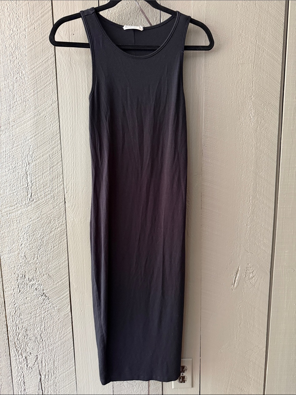 Marine Layer Sleeveless Black Tank Maxi Dress - Casual Bodycon